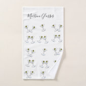 Serviettes de bain Jeux de Martini Lunettes (Serviette à main)