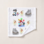 Serviettes de bain Jeux de patinage (Gant de toilette)