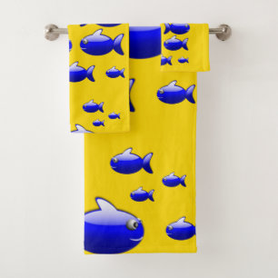 Serviettes de bain Jeux de poisson