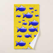 Serviettes de bain Jeux de poisson (Serviette à main)