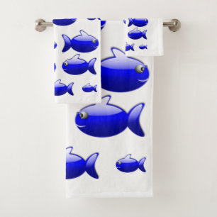 Serviettes de bain Jeux de poisson