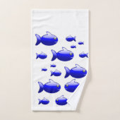 Serviettes de bain Jeux de poisson (Serviette à main)