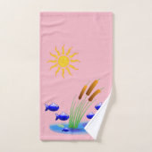 Serviettes de bain Jeux de poisson (Serviette à main)