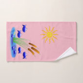 Serviettes de bain Jeux de poisson (Serviette à main)