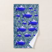 Serviettes de bain Jeux de poisson (Serviette à main)