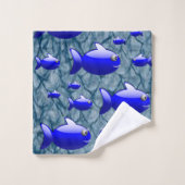 Serviettes de bain Jeux de poisson (Gant de toilette)