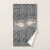 Serviettes de bain Jeux de poisson (Serviette à main)