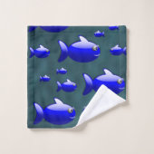 Serviettes de bain Jeux de poisson (Gant de toilette)