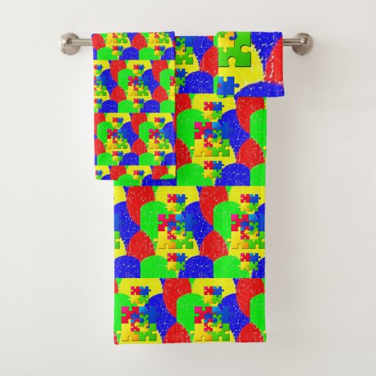 Serviettes de bain Jeux de puzzles (En situation)