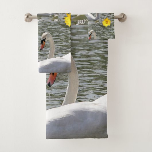 Serviettes de bain Jeux de tournesol (En situation)