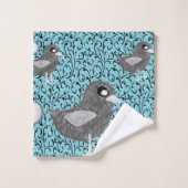 Serviettes de bain Jeux d'oiseaux (Gant de toilette)