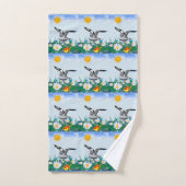 Serviettes de bain Jeux d'oiseaux (Serviette à main)