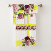 Serviettes de bain Jeux Floral (En situation)