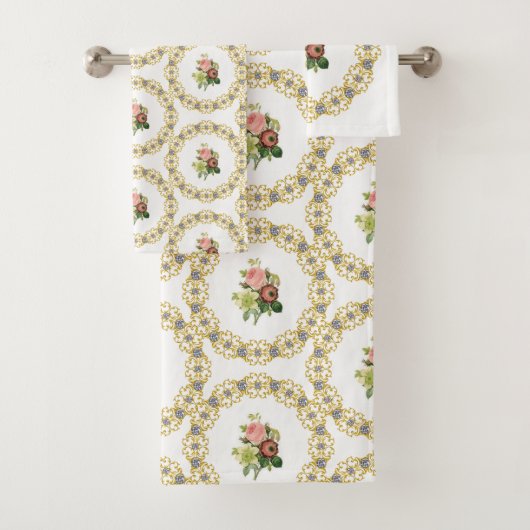 Serviettes de bain Jeux Floral (En situation)