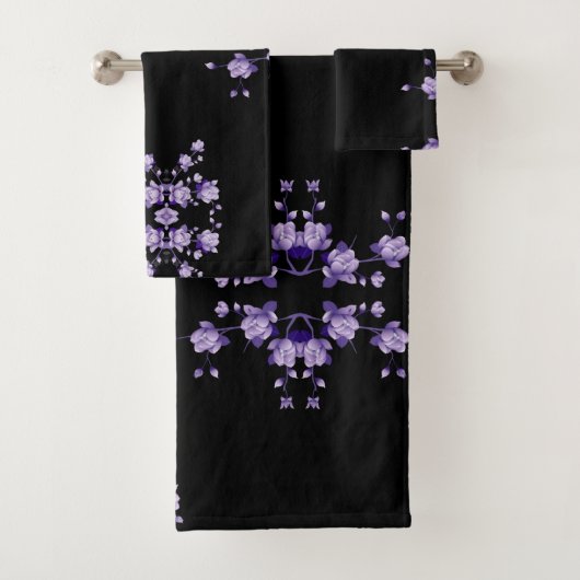Serviettes de bain Jeux Floral (En situation)