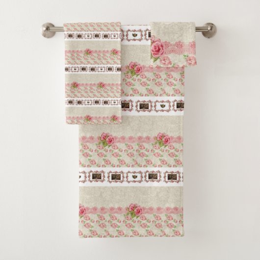 Serviettes de bain Jeux Floral (En situation)