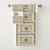 Serviettes de bain Jeux Floral (En situation)