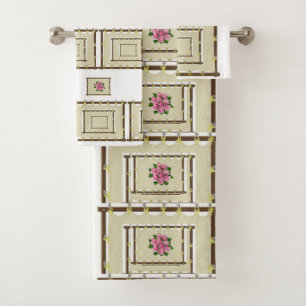 Serviettes de bain Jeux Floral