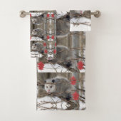 Serviettes de bain Jeux Opossum Nature (En situation)