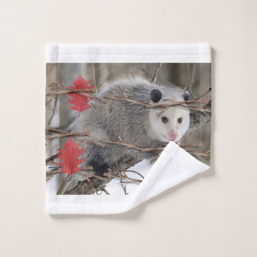 Serviettes de bain Jeux Opossum Nature (Gant de toilette)