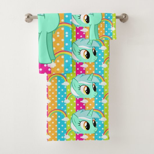 Serviettes De Bain Jeux Pony (En situation)
