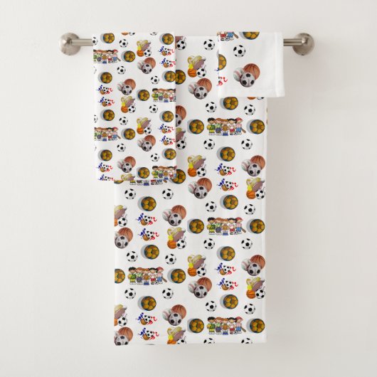 Serviettes de bain Jeux Sports (En situation)