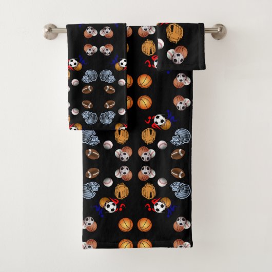 Serviettes de bain Jeux Sports (En situation)