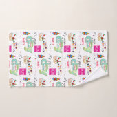 Serviettes de bain, Joyeux Anniversaire Cupcake FU (Serviette à main)