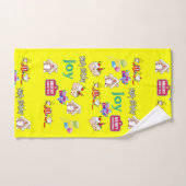 Serviettes de bain, Joyeux anniversaire Joyeux Noë (Serviette à main)