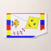 Serviettes de bain Kite Jaune (Serviette à main)
