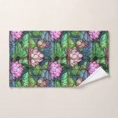 Serviettes de bain Lotus en Verre Tiré (Serviette à main)