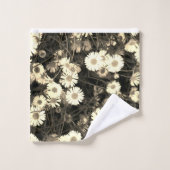 Serviettes de bain marguerites (Gant de toilette)
