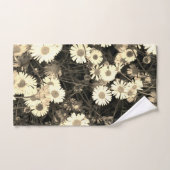 Serviettes de bain marguerites (Serviette à main)
