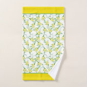Serviettes de bain motif citrons (Serviette à main)