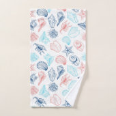 Serviettes de bain motif sans soudure (Serviette à main)