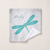 Serviettes de bain personnalisées de libellules tu (Gant de toilette)