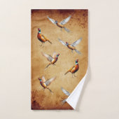 Serviettes de bain Pheasant à cou rouge (Serviette à main)