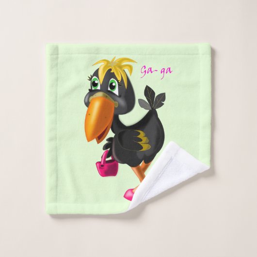 Serviettes de bain pour oiseaux modernes (Gant de toilette)