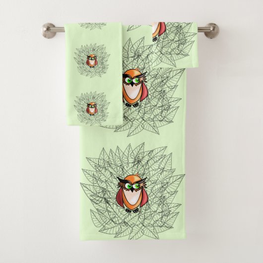 Serviettes de bain pour Oursons Mignons (En situation)