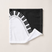 Serviettes de bain pour piano-clavier (Gant de toilette)