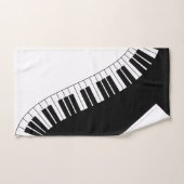 Serviettes de bain pour piano-clavier (Serviette à main)