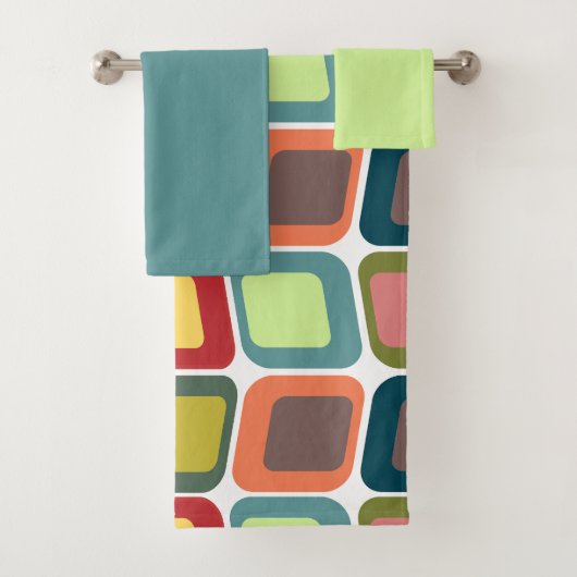 Serviettes De Bain Rectangles (En situation)
