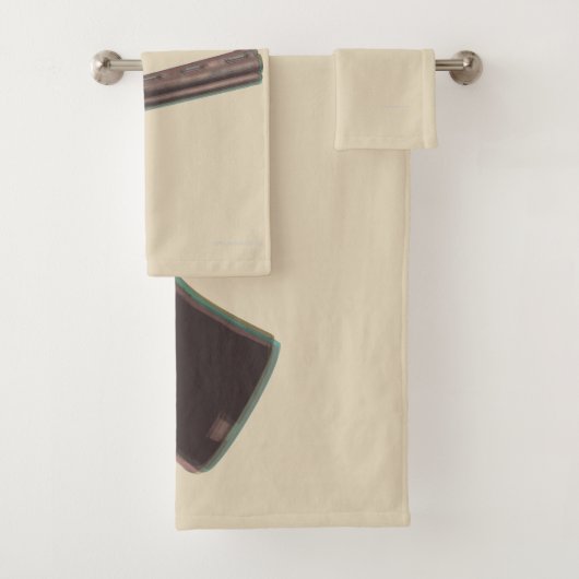 Serviettes de bain retourner Colt Python Wester (En situation)