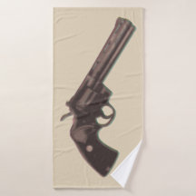 Serviettes de bain retourner Colt Python Wester