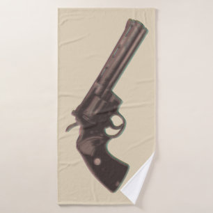Serviettes de bain retourner Colt Python Wester