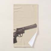 Serviettes de bain retourner Colt Python Wester (Serviette à main)