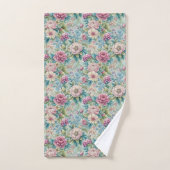 Serviettes de bain Rococo Fleurs pastel Élégance v (Serviette à main)