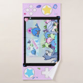 Serviettes De Bain Rose (Serviette de bain)