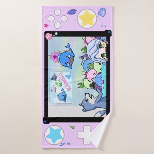 Serviettes De Bain Rose (Serviette de bain)