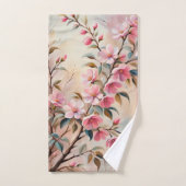 Serviettes de bain rose beige (Serviette à main)